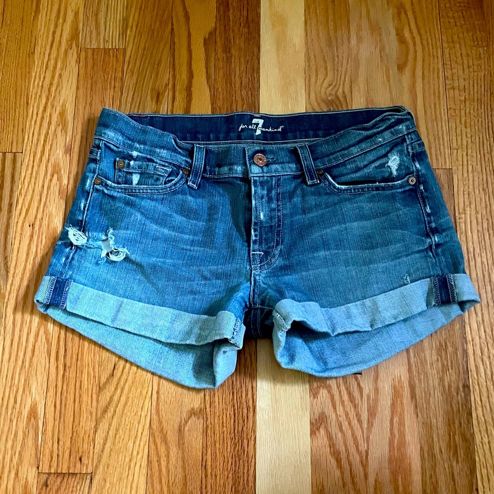 🌴🌸7 for all mankind shorts ☀️🌴